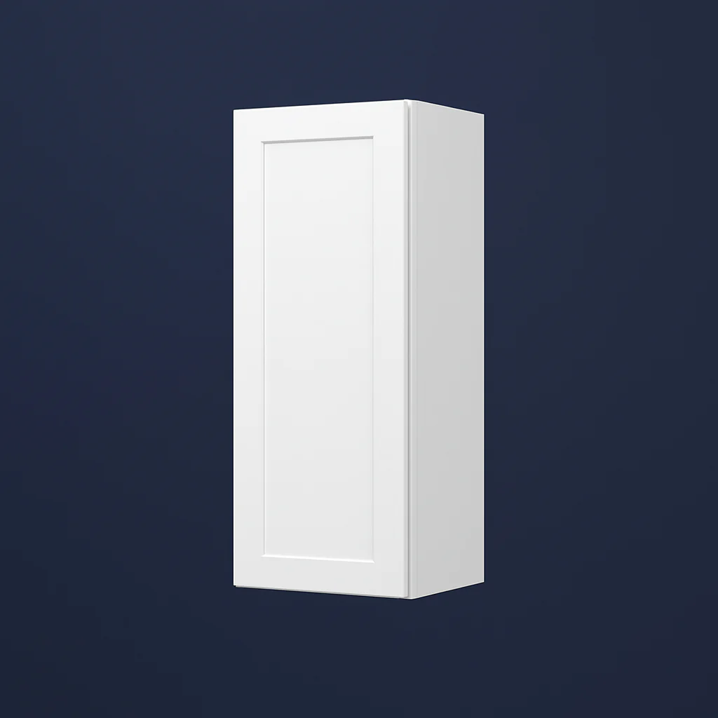 HOMLUX Ready to Assemble Wall Kitchen Cabinet in Shaker White - 18 in. W x 12 in. D x 42 in. H