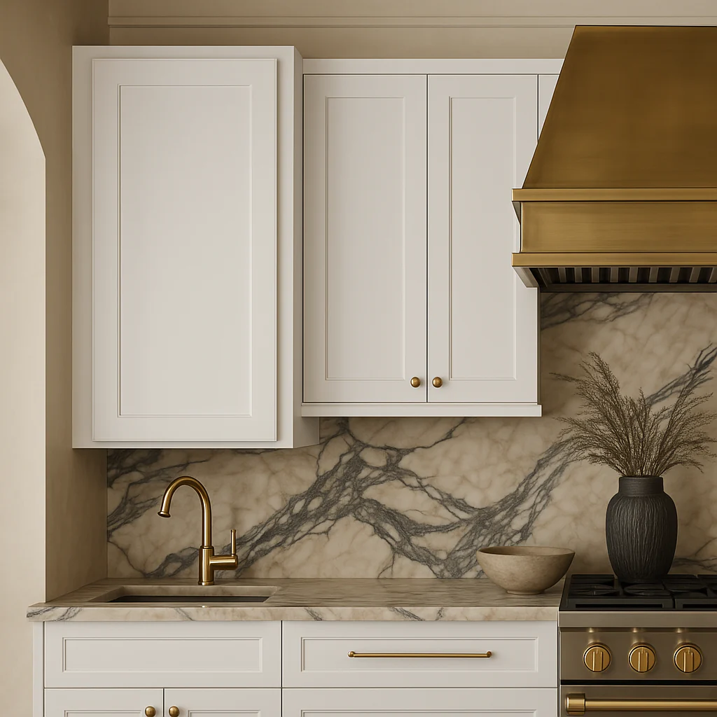 HOMLUX Ready to Assemble Wall Kitchen Cabinet in Shaker White - 18 in. W x 12 in. D x 42 in. H - Image 2