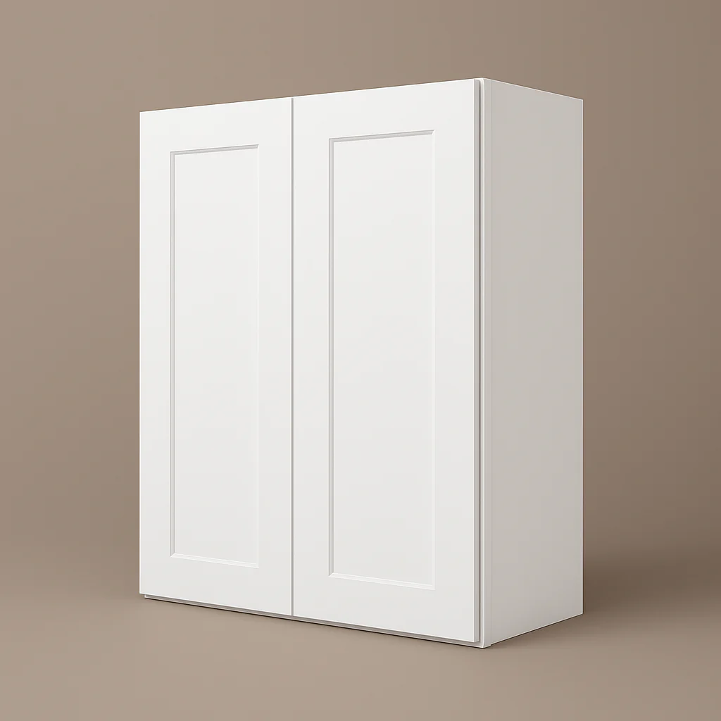HOMLUX Ready to Assemble Wall Kitchen Cabinet in Shaker White, 27 in. W x 12 in. D x 30 in. H