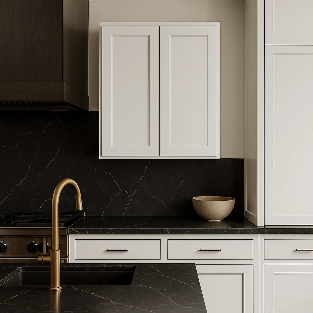 HOMLUX Ready to Assemble Wall Kitchen Cabinet in Shaker White, 27 in. W x 12 in. D x 30 in. H - Image 2