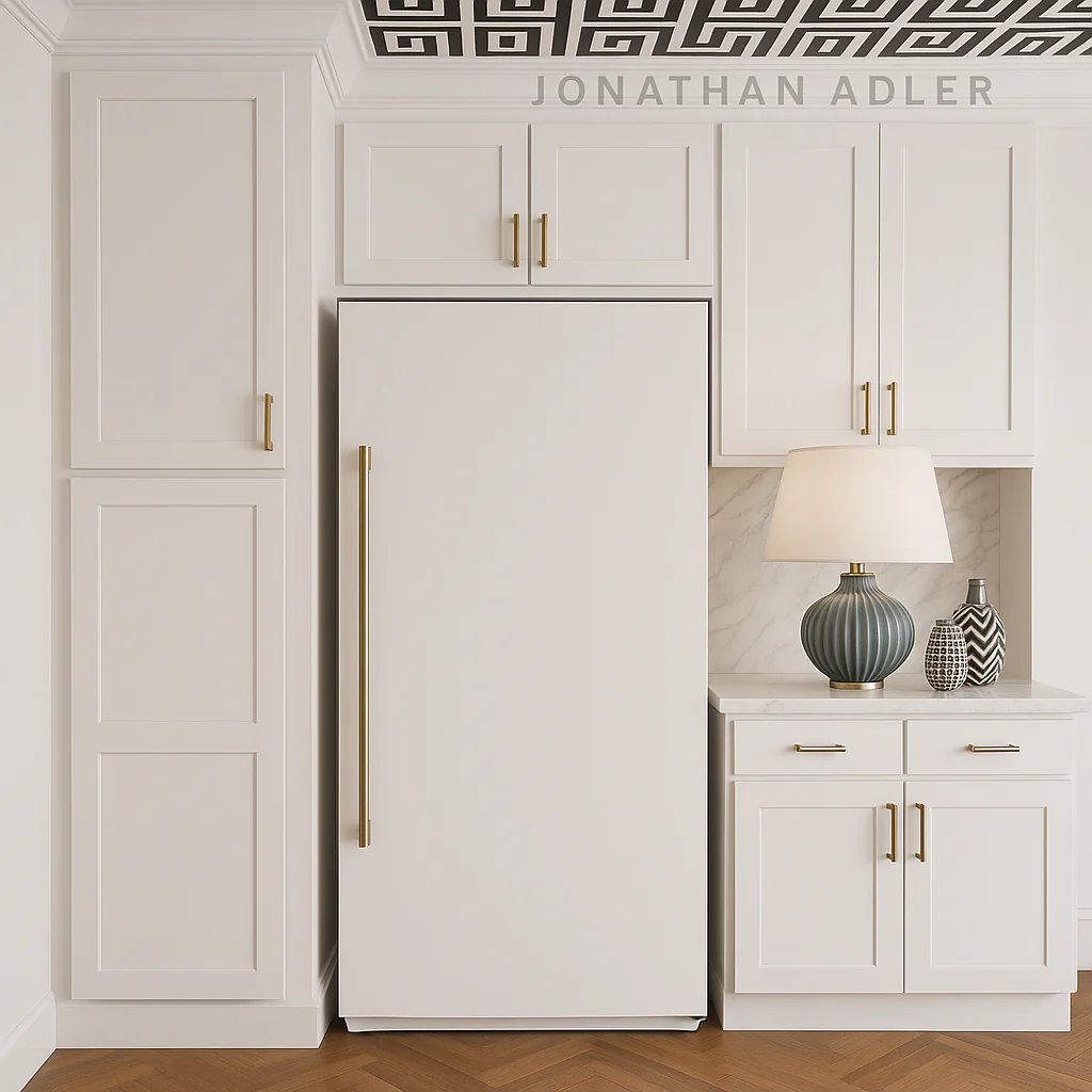 HOMLUX Shaker White Ready-to-Assemble Utility Kitchen Cabinet, 18x24x84 Inches - Image 4