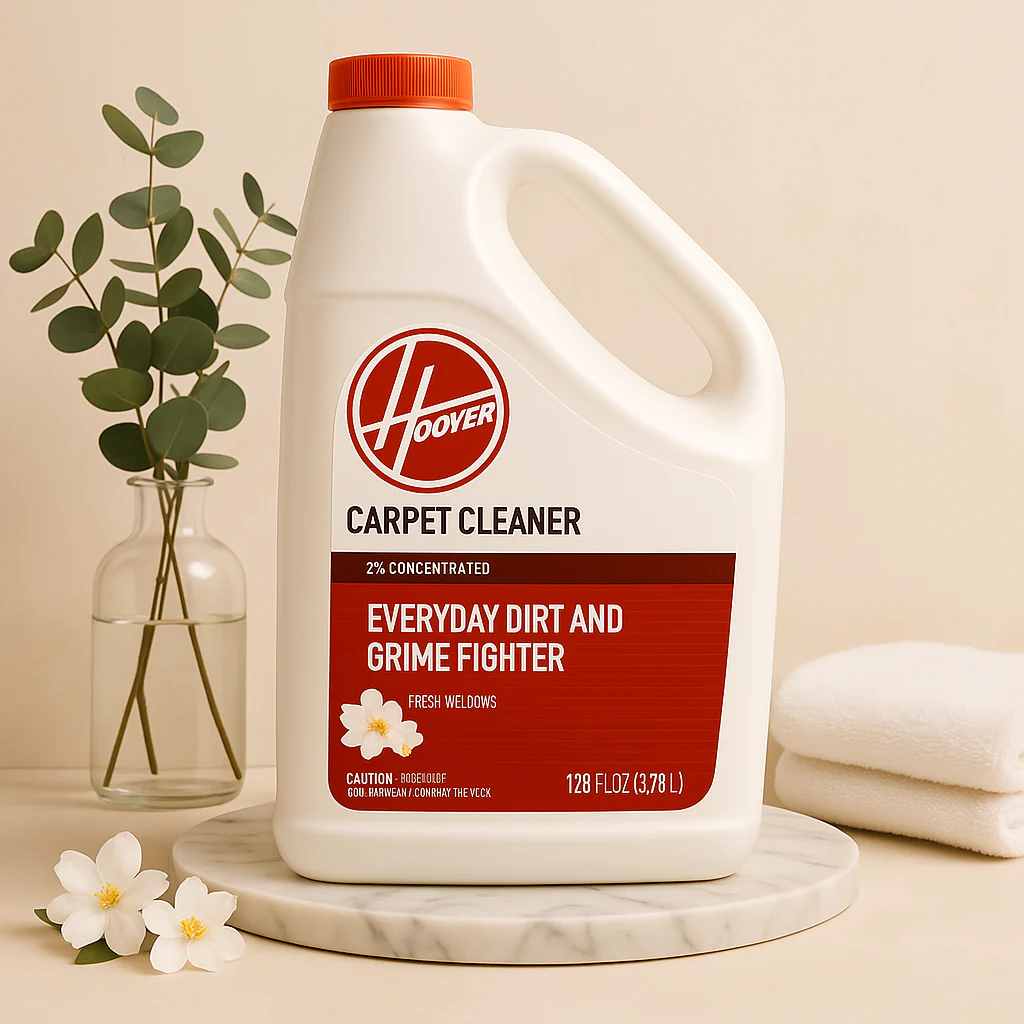 HOOVER 128 oz. Renewal Carpet Cleaner Solution, Fresh Meadows Scent, 2X Concentrated - Image 2