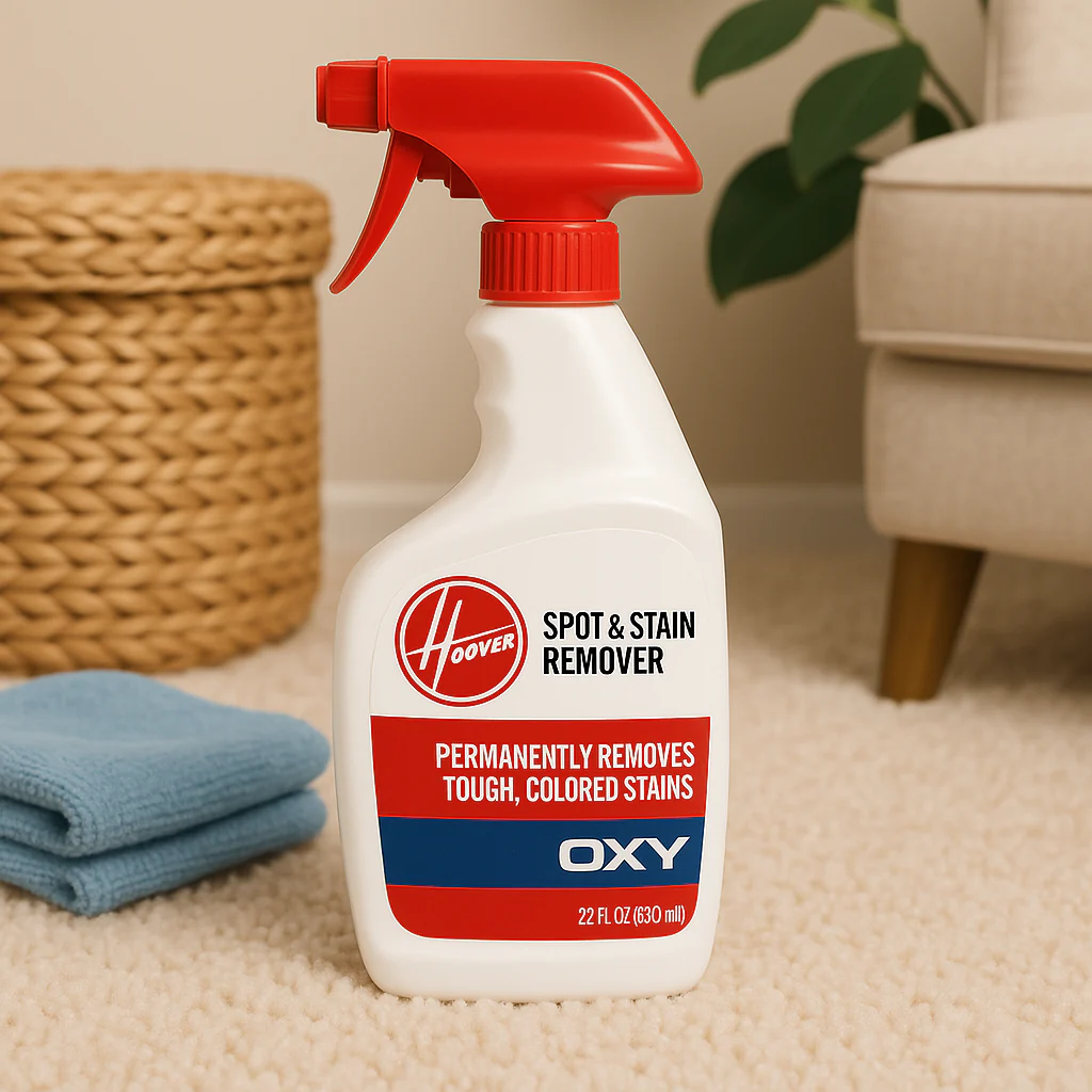 HOOVER 22oz Oxy Spot & Stain Remover Spray for Carpets, Upholstery, and Cars - Image 2