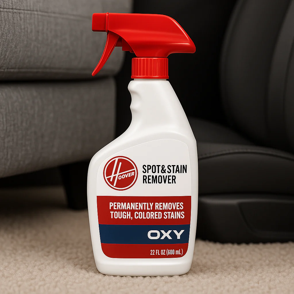 HOOVER 22oz Oxy Spot & Stain Remover Spray for Carpets, Upholstery, and Cars - Image 3