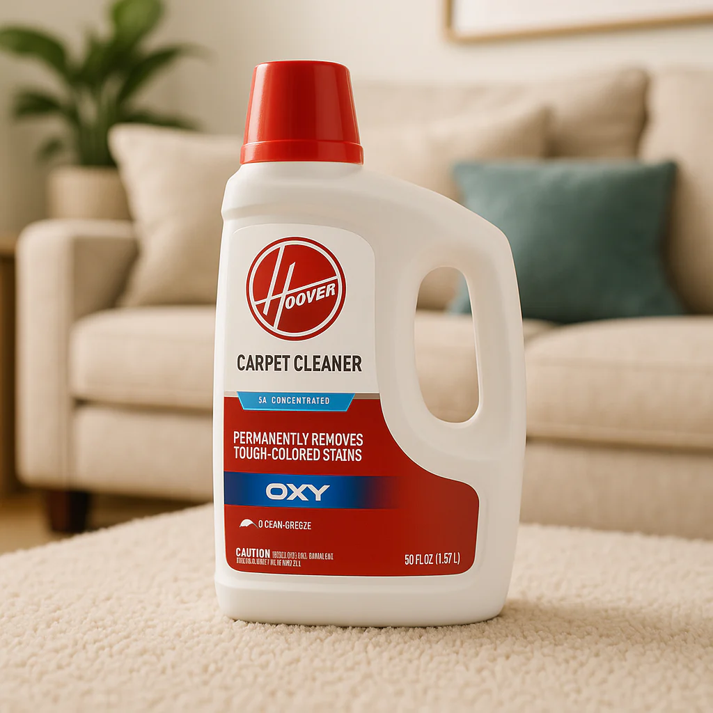 HOOVER 50 oz. Oxy Carpet Cleaner Solution, Ocean Breeze Scent, Stain Remover - Image 3