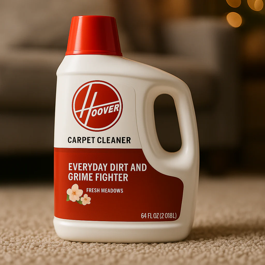 HOOVER 64 oz Renewal Carpet Cleaner Solution, Fresh Meadows Scent, 2X Concentrated - Image 3