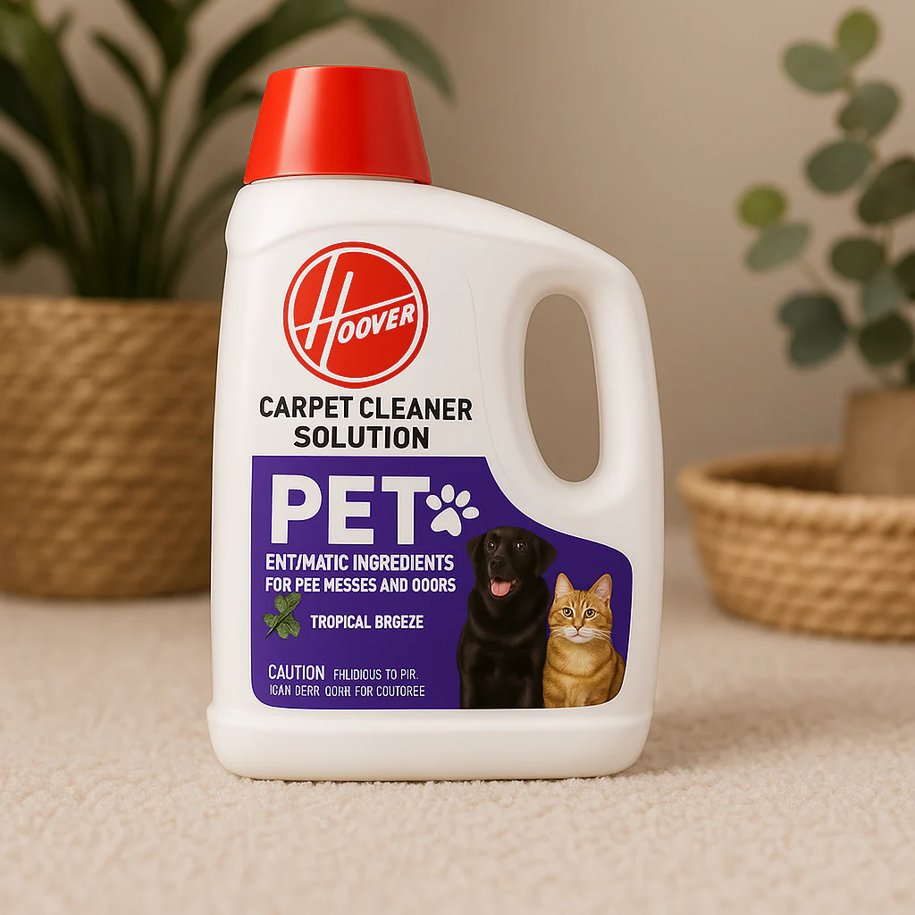 HOOVER 64oz Pet Carpet Cleaner Solution - Eliminate Pet Stains & Odors - Scented Formula - Image 2