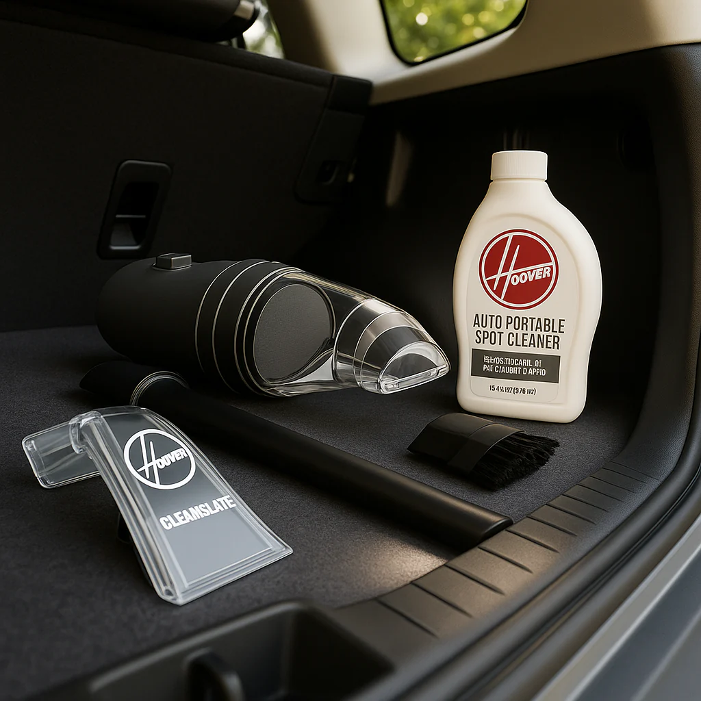 HOOVER CleanSlate Auto Kit - 5-Piece Car Cleaning Tool Kit with Carpet Cleaning Formula - Image 2