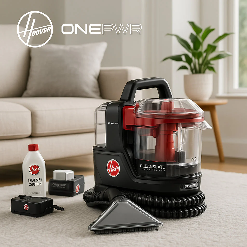 HOOVER ONEPWR CleanSlate Cordless Portable Carpet and Upholstery Spot Cleaner - Image 3