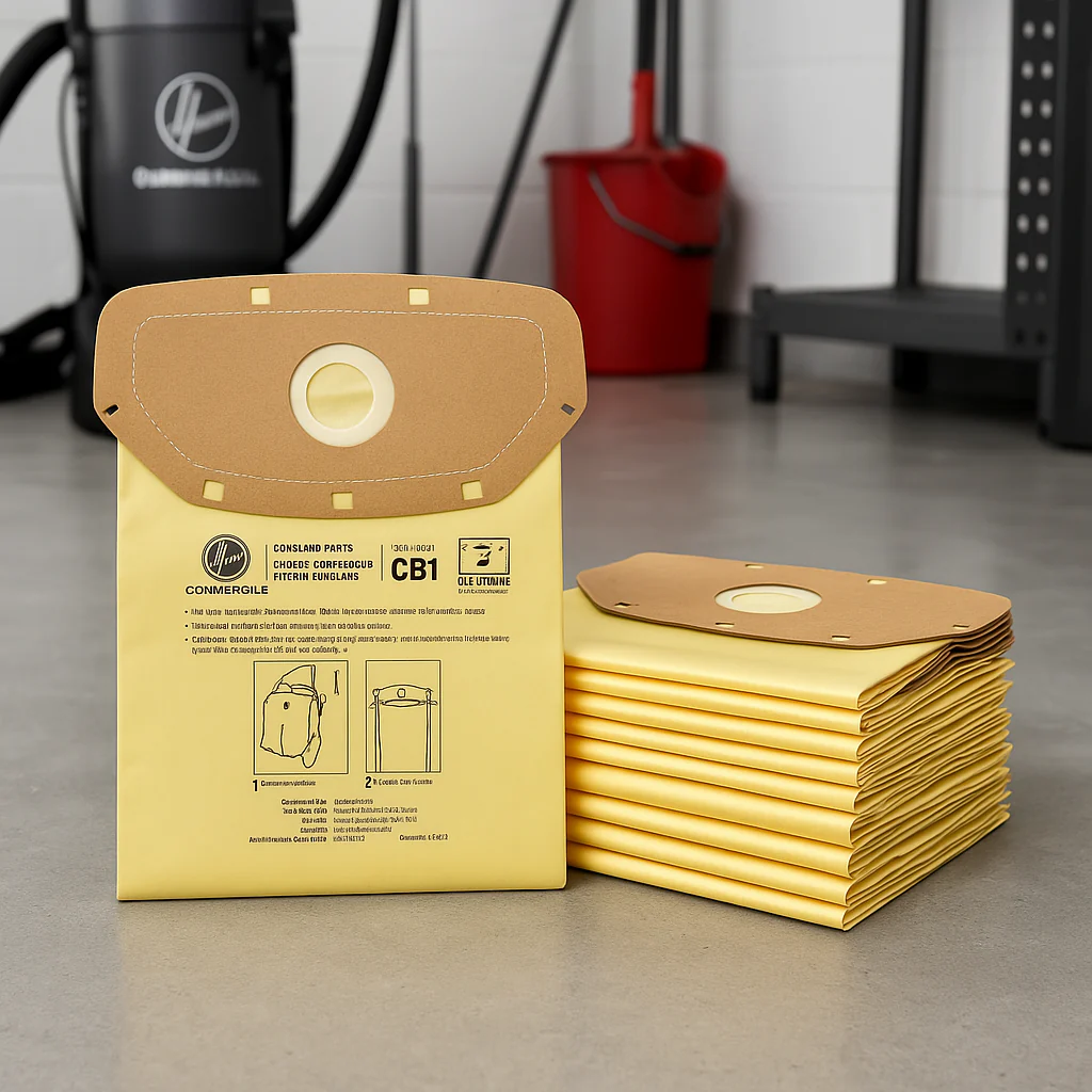 HOOVER Sealed Collar Allergen Bags for CH93619 Backpack Vacuum - 10 Pack - Image 3