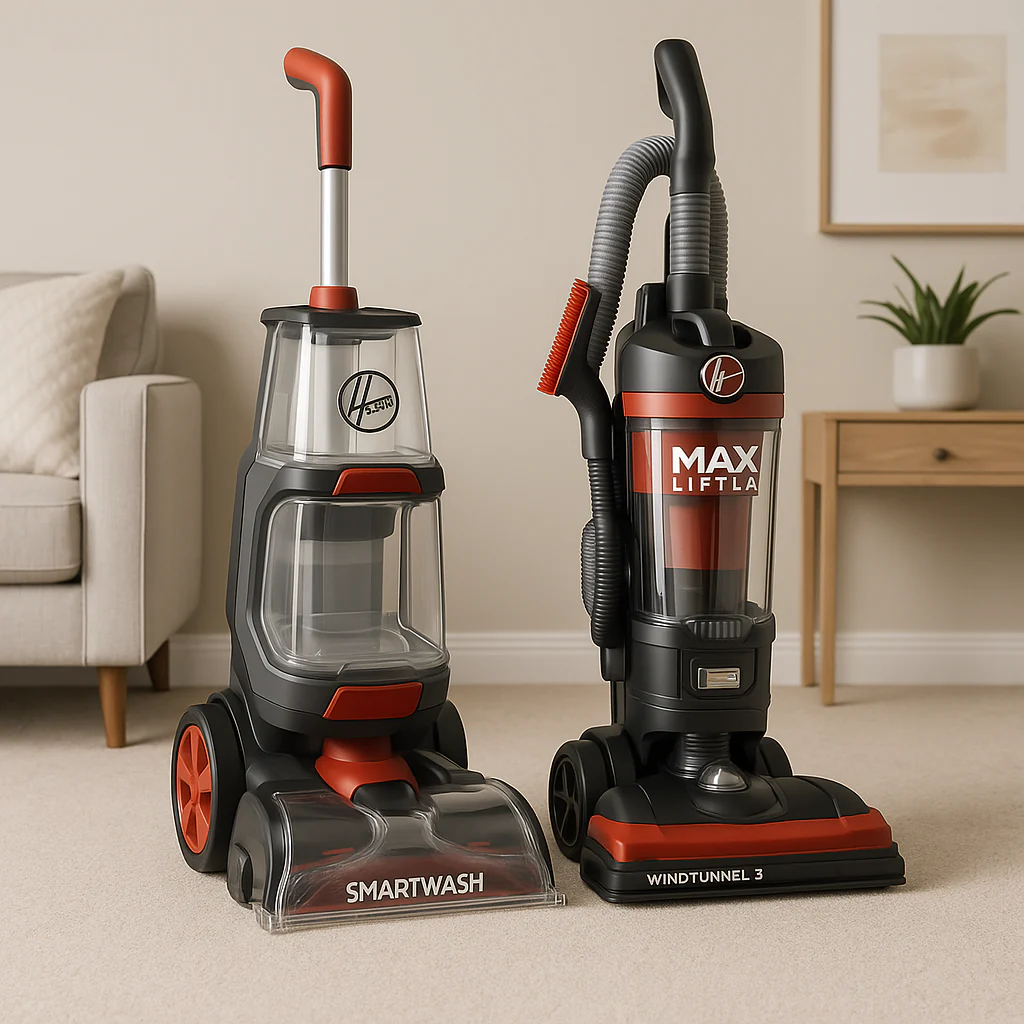 HOOVER SmartWash Advanced Automatic Carpet Cleaner & WindTunnel 3 Vacuum - Image 3
