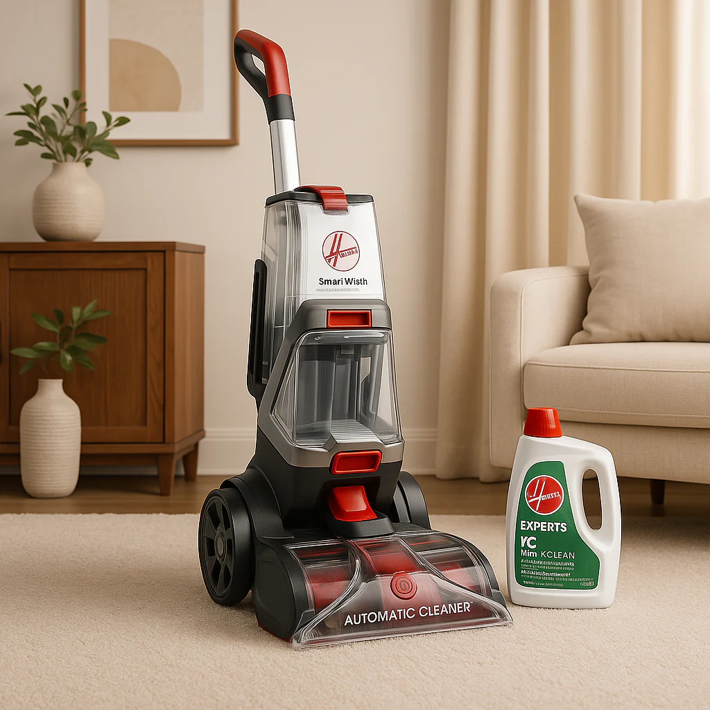 HOOVER SmartWash Advanced Automatic Carpet Cleaner with Solution - Image 3