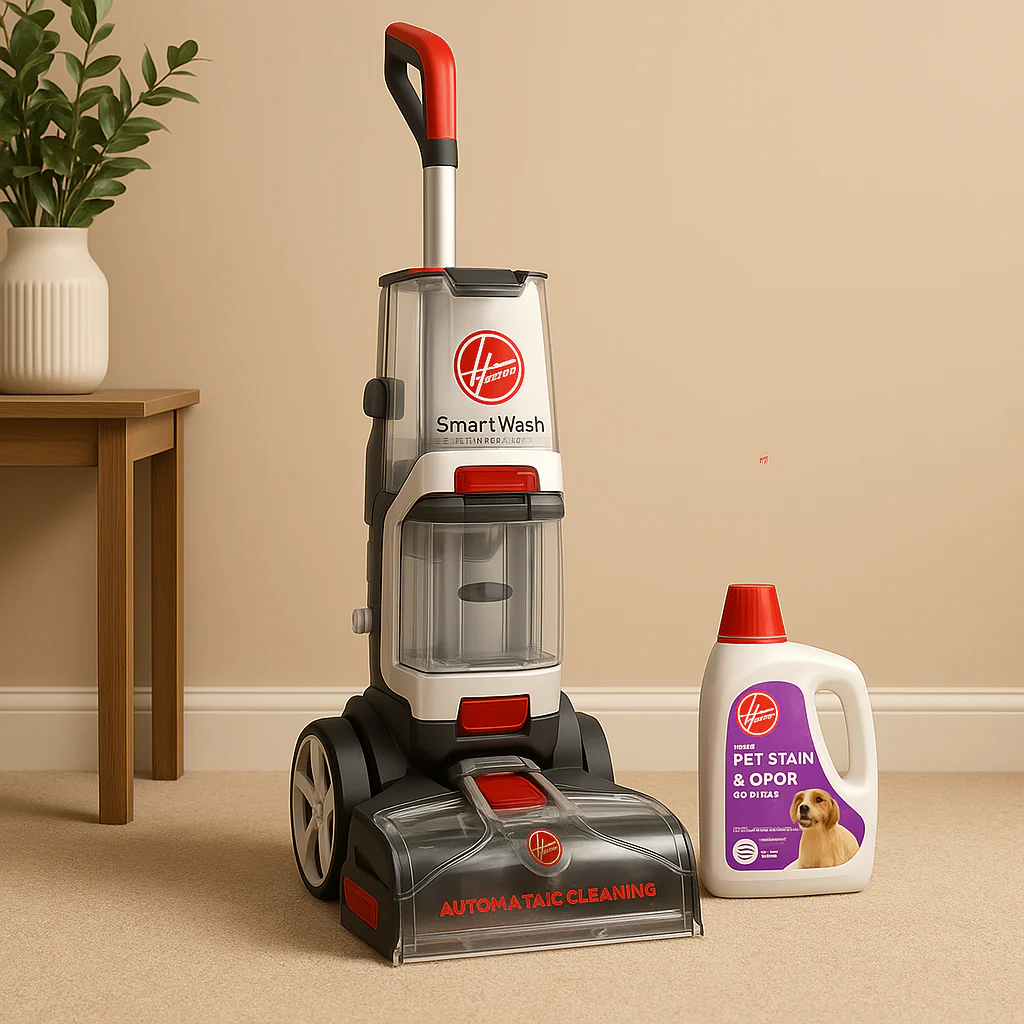 HOOVER SmartWash Advanced Automatic Carpet Cleaner with Pet Stain and Odor Solution - Image 2