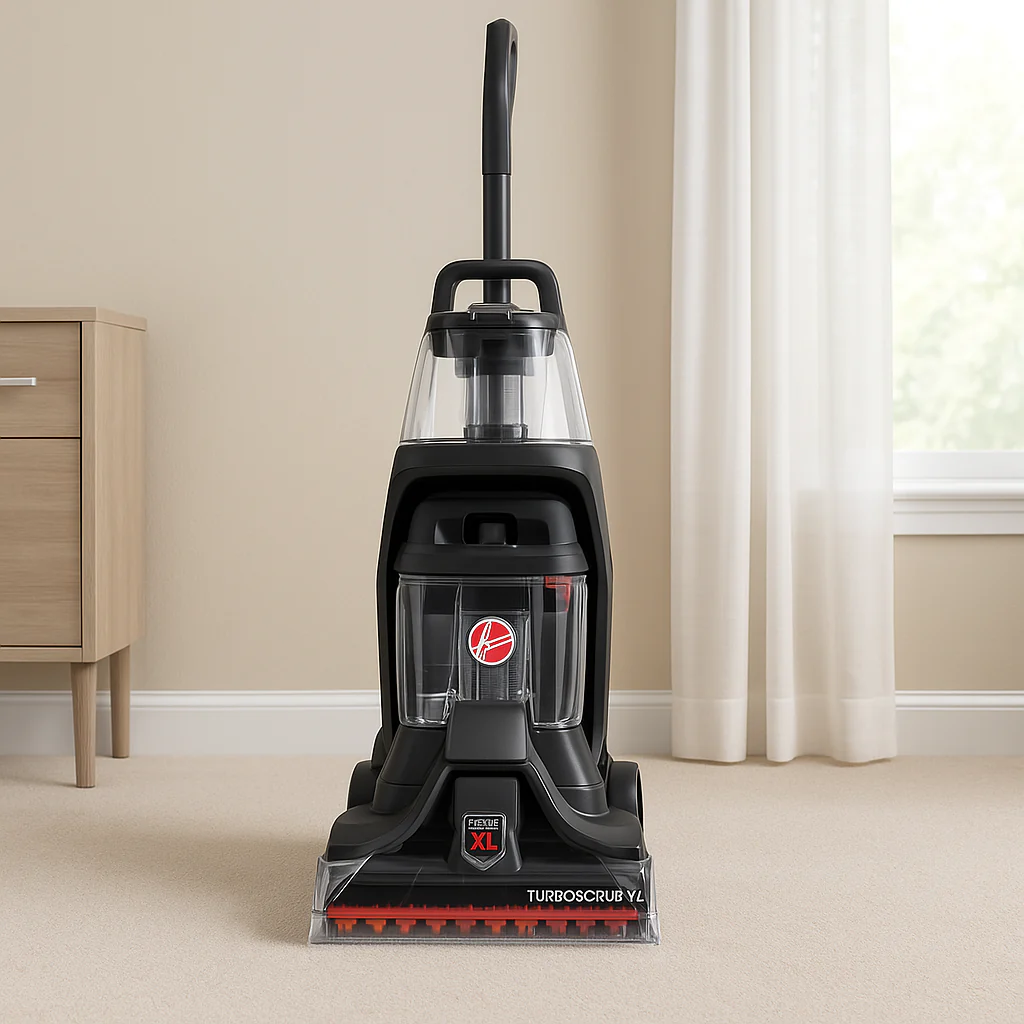 HOOVER TurboScrub XL Corded Upright Carpet Cleaner Machine - Image 3