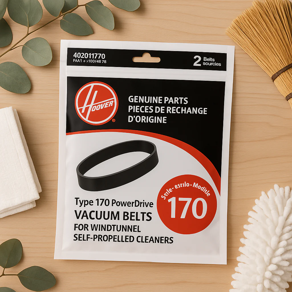 HOOVER Type 170 PowerDrive Vacuum Belts (2-Pack) for WindTunnel Self-Propelled Cleaners - Image 2