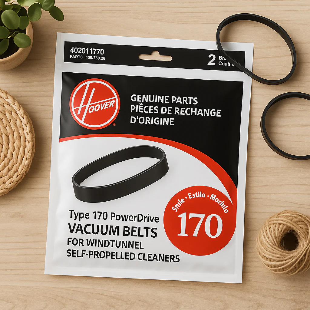 HOOVER Type 170 PowerDrive Vacuum Belts (2-Pack) for WindTunnel Self-Propelled Cleaners - Image 3