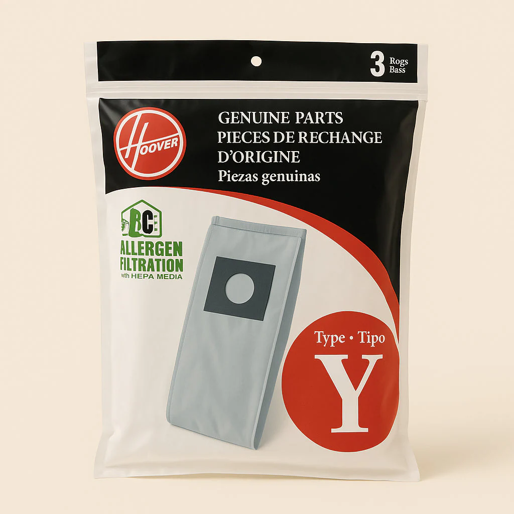 HOOVER Type Y Allergen Filtration Vacuum Bags - 3 Pack