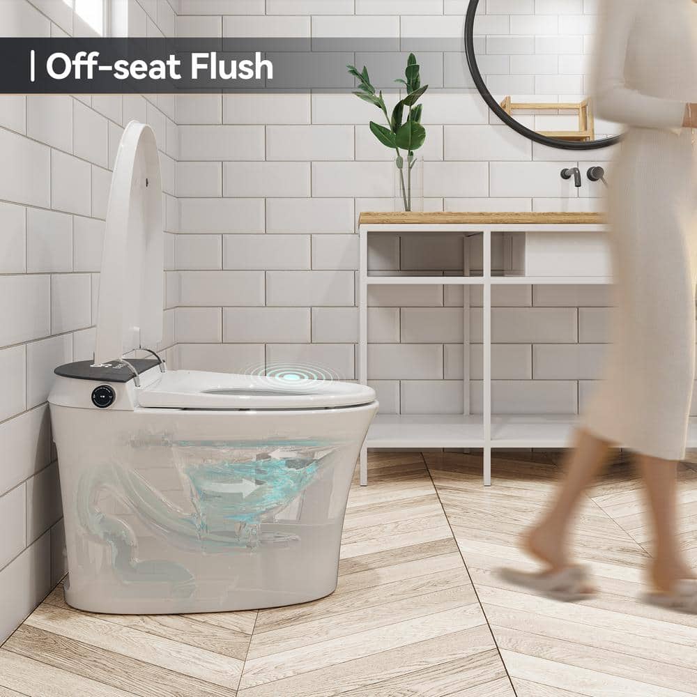 HOROW HR-Y8 1.11 GPF Smart Toilet Bidet with UV Light and Auto Flush - Image 5