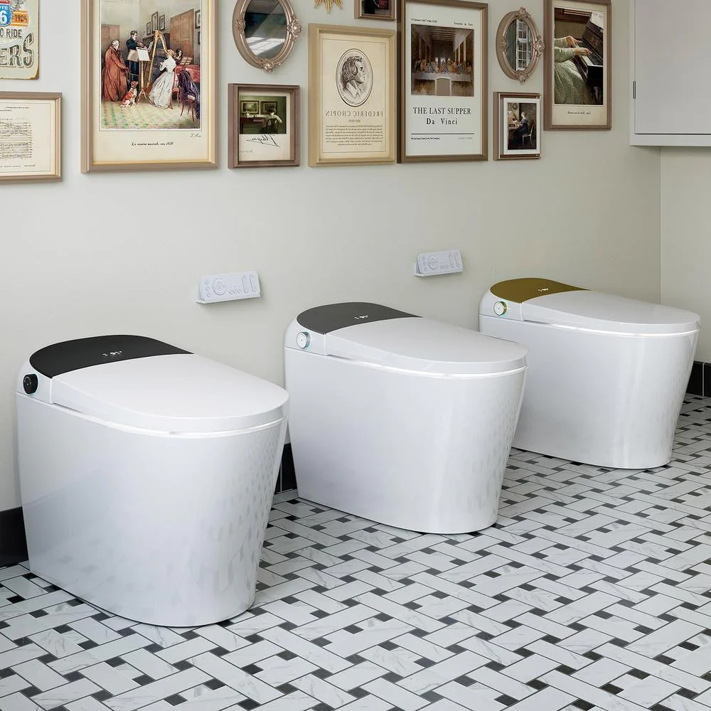 HOROW T03 Family Smart Bidet Toilet with Auto Flush and Warm Air Dryer - 1.27 GPF