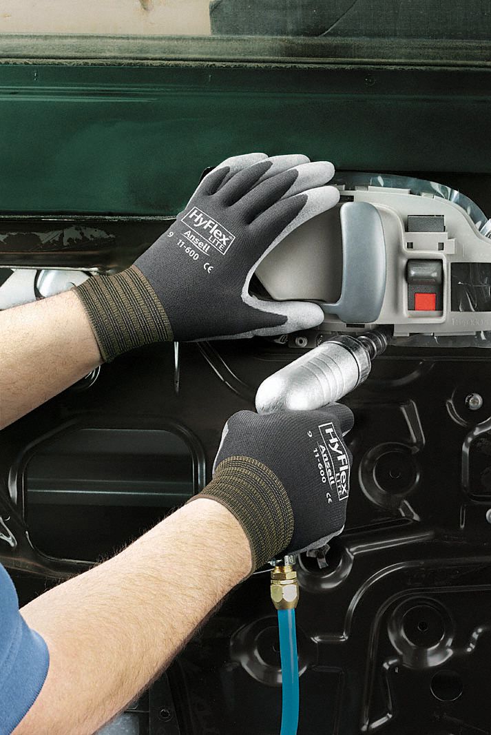 HYFLEX 11-600 Coated Gloves, XL, Polyurethane Palm Dipped - Image 3