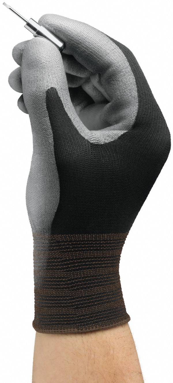 HYFLEX 11-600 Polyurethane Palm Dipped Gloves, Size L - Image 2
