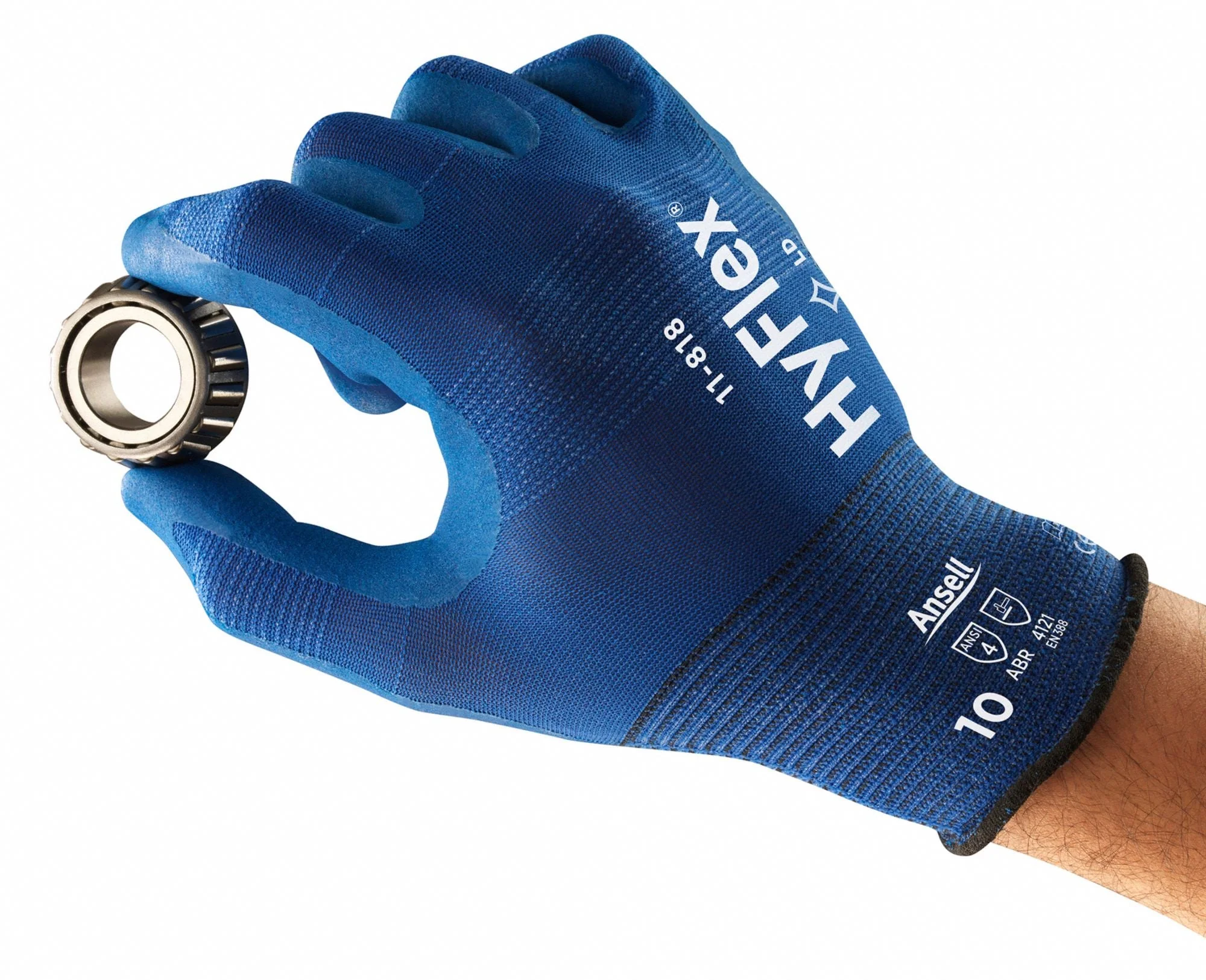 HYFLEX 11-818 Foam Nitrile Coated Gloves, 2XL, Abrasion Level 4 - Image 2