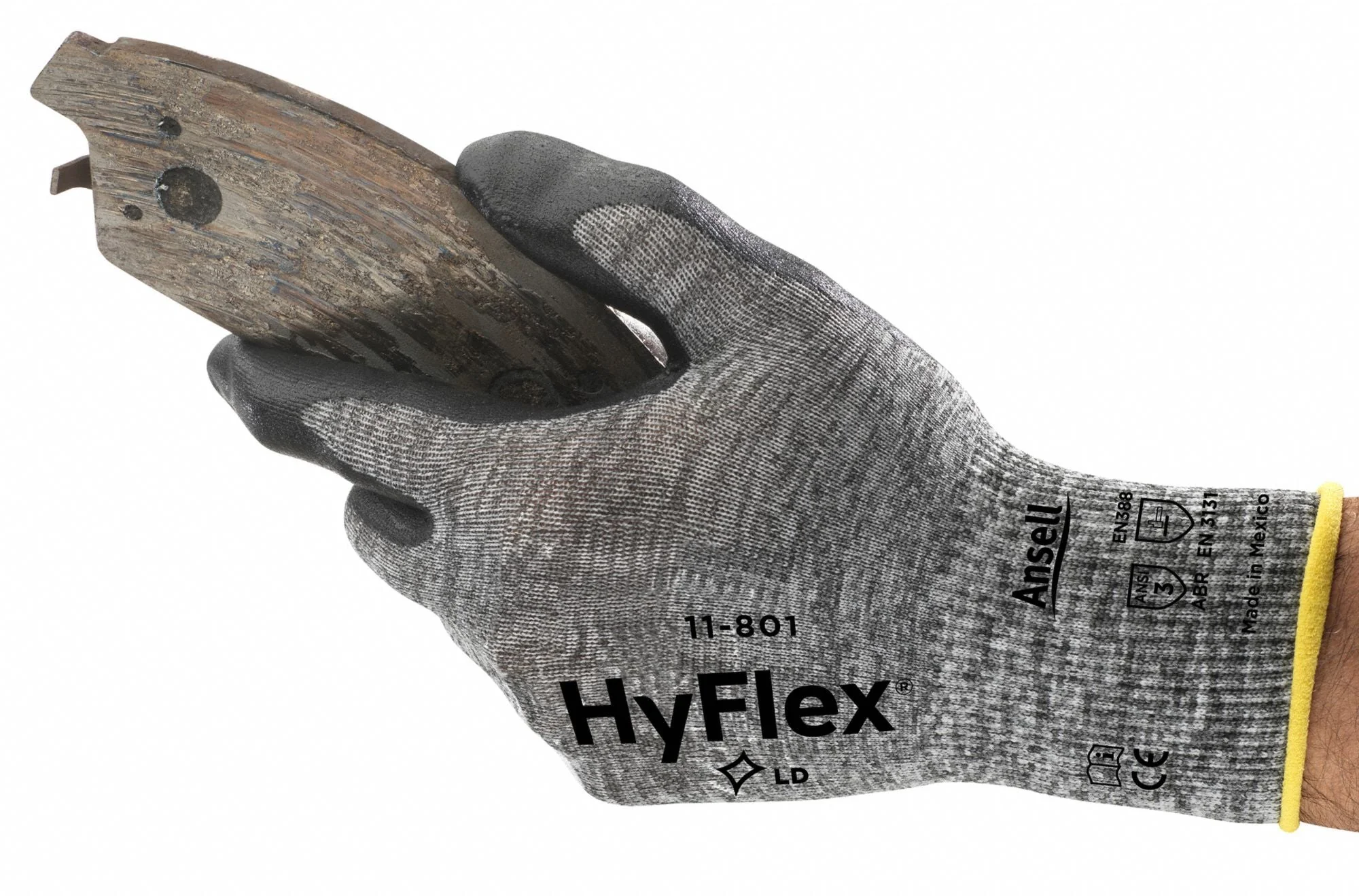 HYFLEX Coated Gloves XL - Foam Nitrile, Palm Dipped, ANSI Level 3 - Image 2