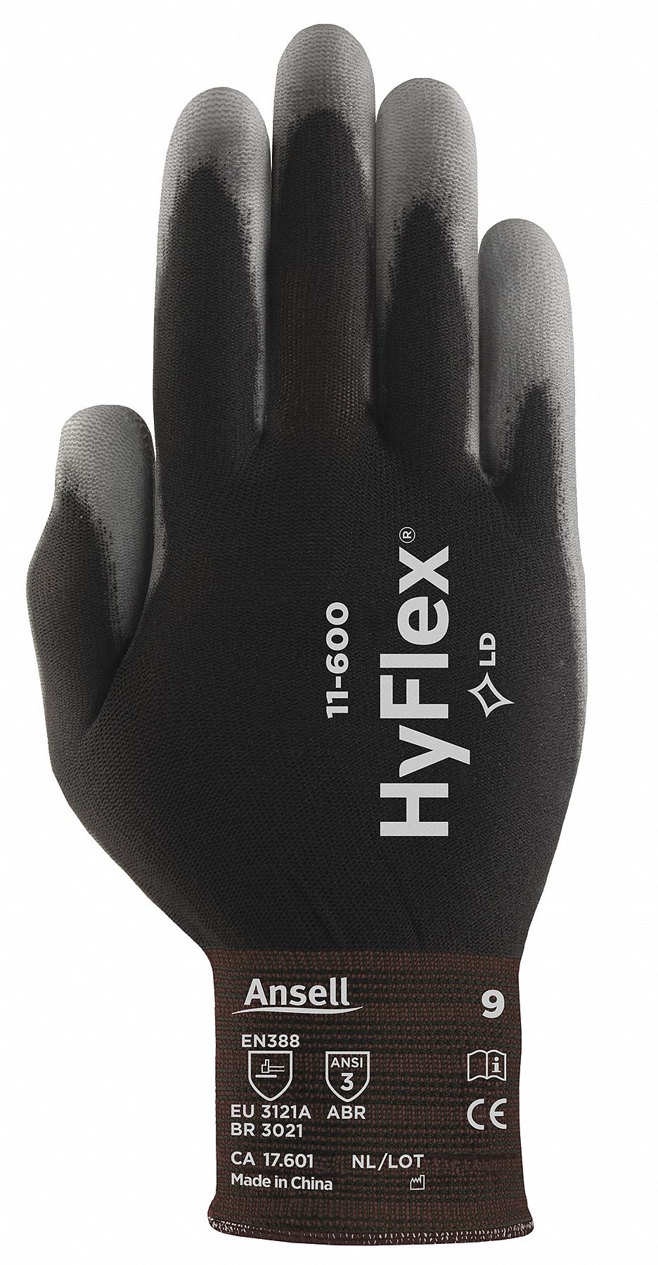 HYFLEX HyFlex 11-600 XS Coated Gloves - ANSI Abrasion Level 3