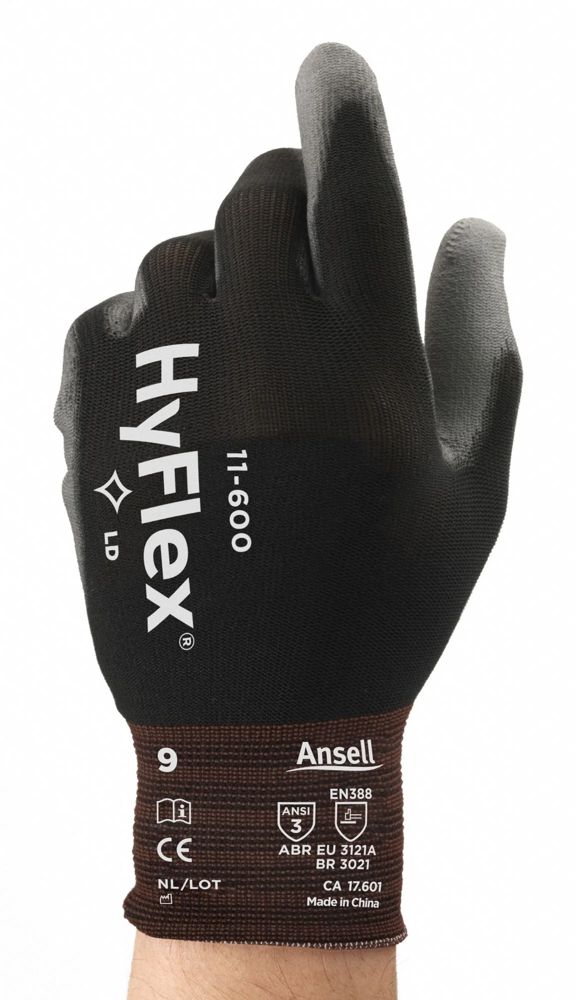 HYFLEX HyFlex 11-600 XS Coated Gloves - ANSI Abrasion Level 3 - Image 2