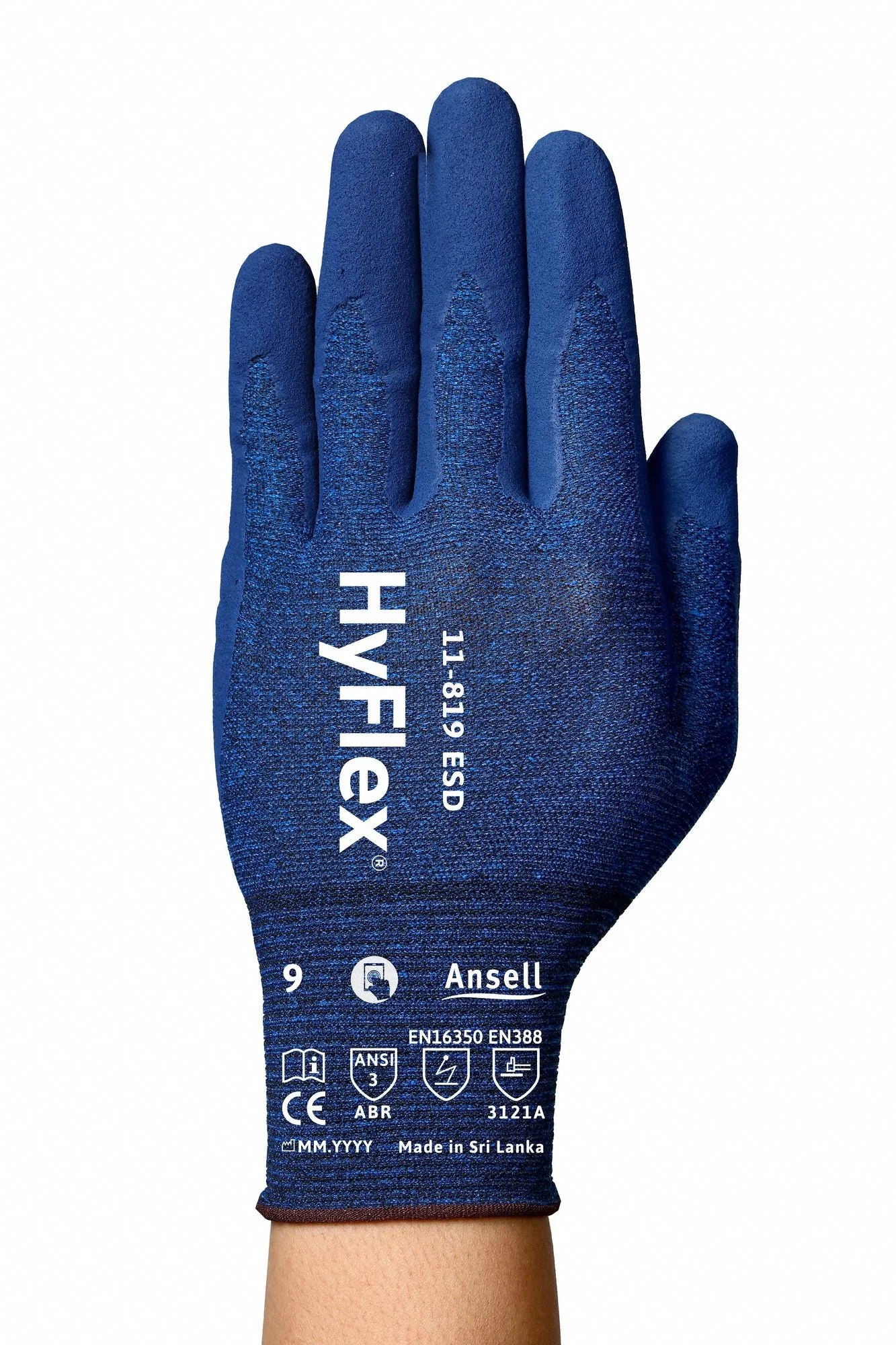 HYFLEX HyFlex 11-819 Light Duty Multi-Purpose Gloves with Fortix Foam Nitrile