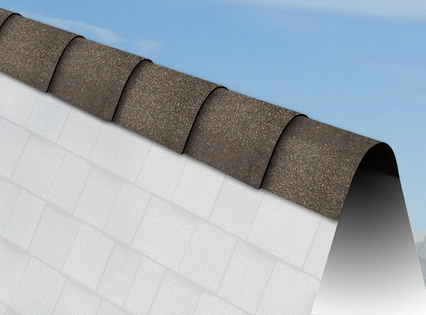 IKO Algae Resistant Hip & Ridge Cap Shingles Bundle – Dual Grey/Frostone, 39 Linear Feet (04IKHR39DG) - Image 4