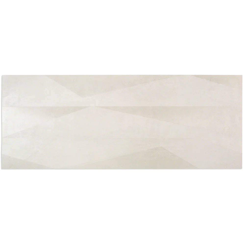Instinct Murmur Canvas Beige 12x32 3D Matte Ceramic Wall Tile