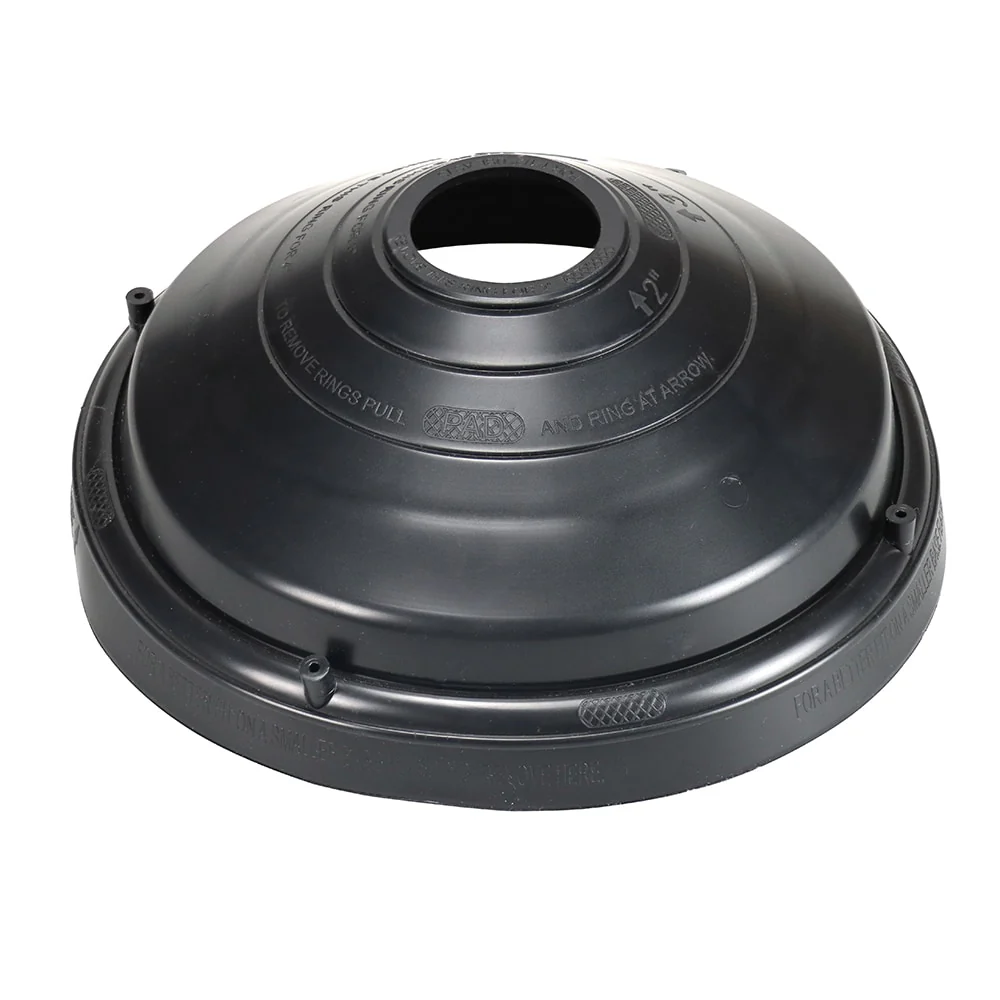 IPS Roofing Products 4IN1 PVC Vent and Pipe Flashing, 1-1/4-in to 4-in, 6.5-in Diameter - Image 4