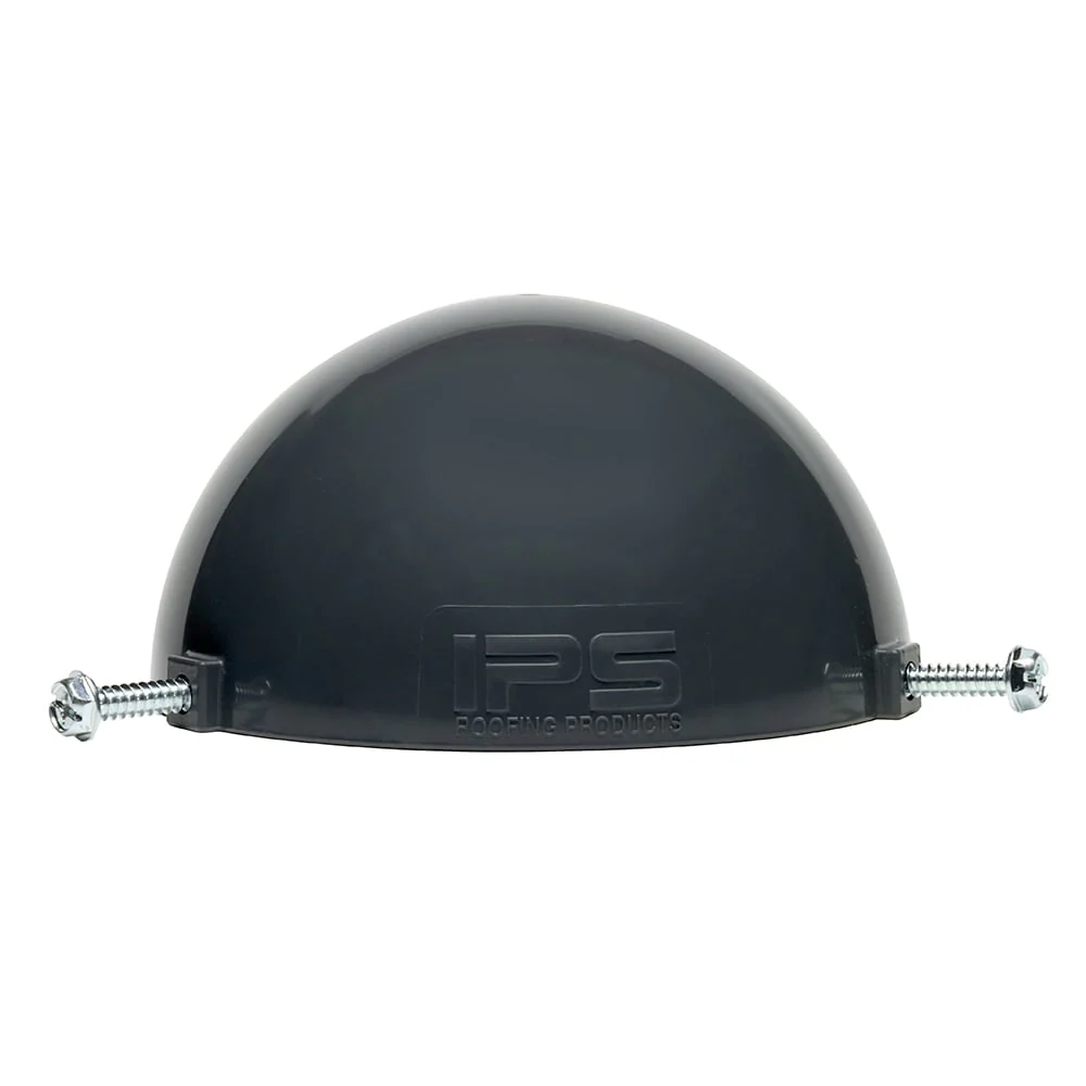 IPS Roofing Products Vent Cap 3-in to 4-in x 4-in PVC Vent and Pipe Flashing, Black - Image 3