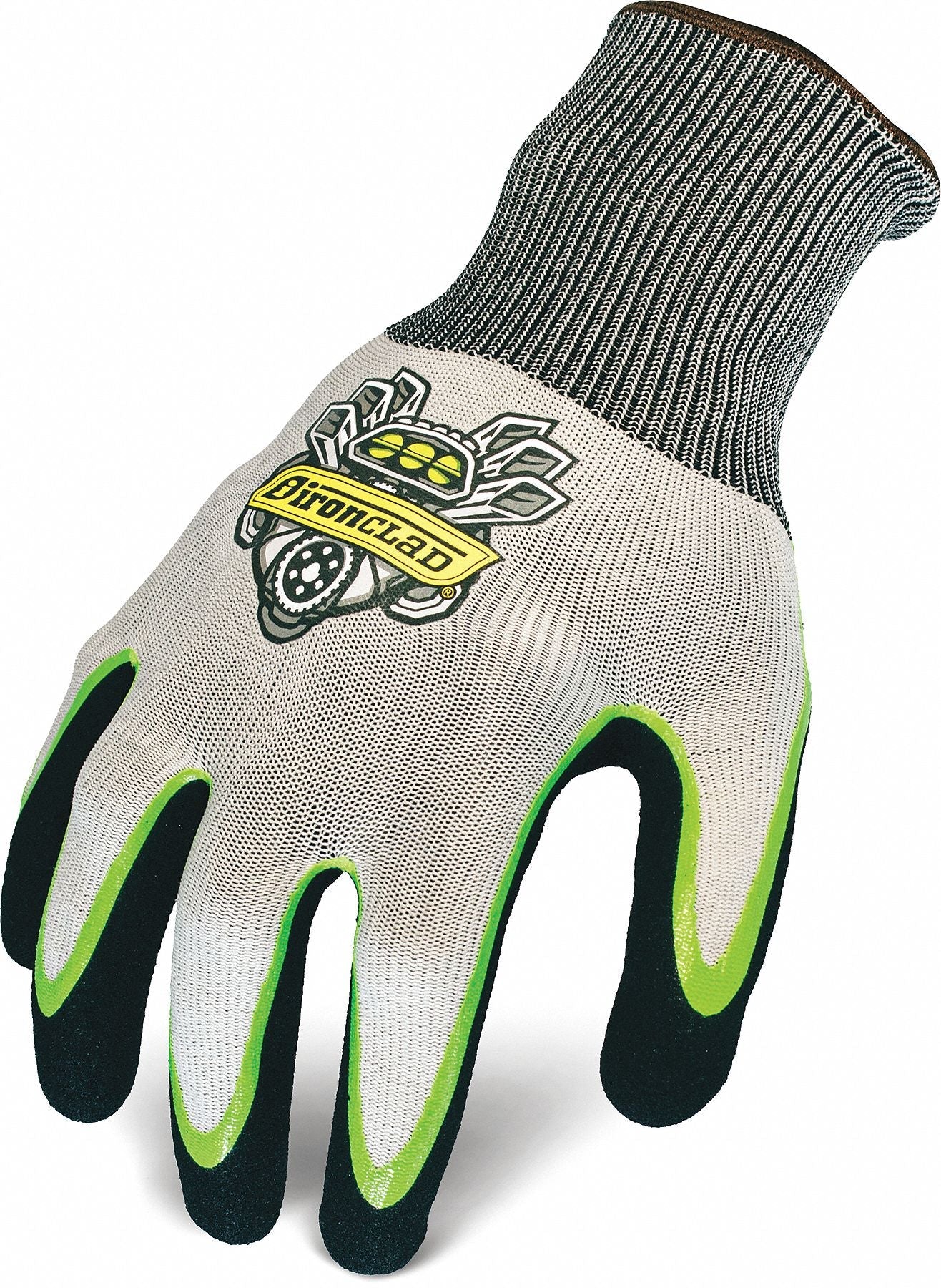 IRONCLAD Nitro Series Double Dipped Nitrile Coated Gloves - Size L