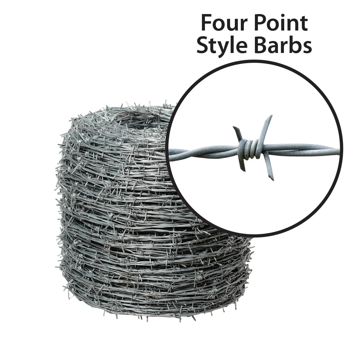 IRONRIDGE 1320-Feet 15.5-Gauge Steel Barbed Wire Fencing - Image 4