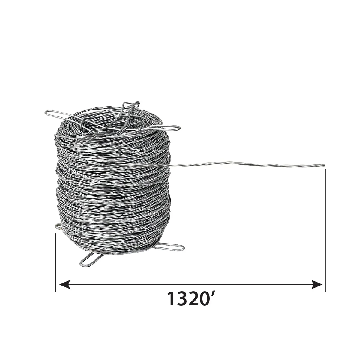 IRONRIDGE 1320-Feet Galvanized Steel Barbless Wire Rolled Fencing - Image 5