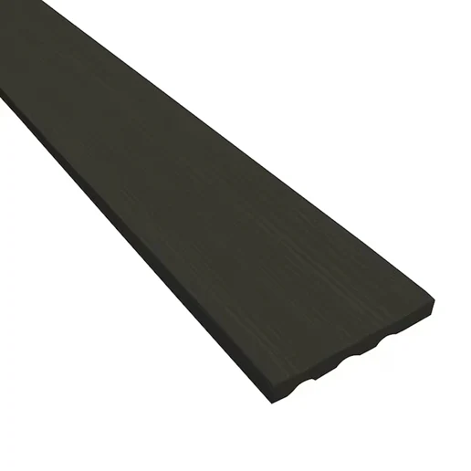 James Hardie 1" 5-1/2" x 12' Hardie Trim 5/4 NT3 Smooth Board for HardieZone 5 Midnight Black