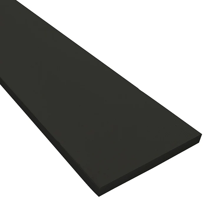 James Hardie 1" 7-1/4" x 12' Hardie Trim 5/4 NT3 Smooth Board for HardieZone 5 Midnight Black