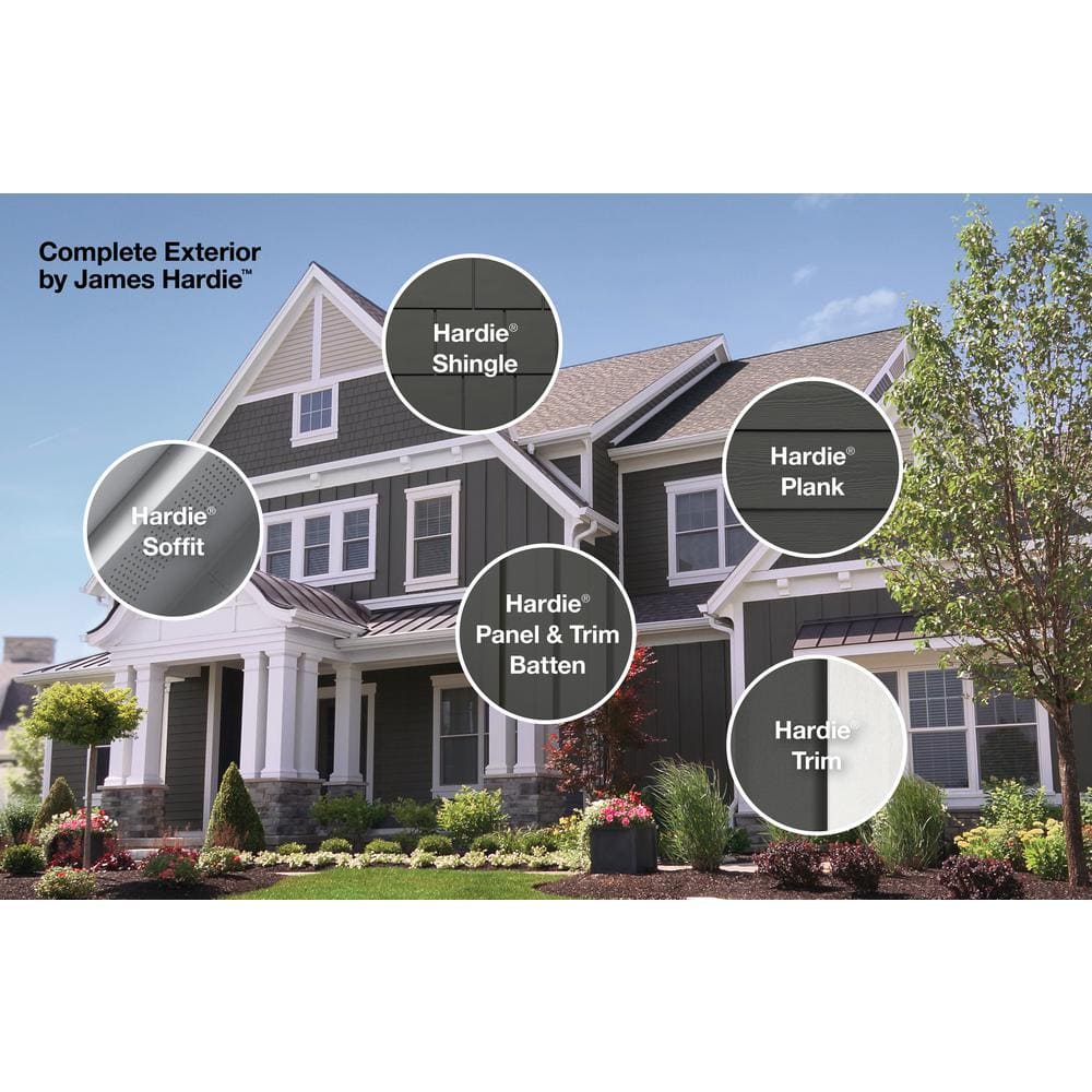 James Hardie 5/16 in. x 8-1/4 in. x 12 ft. HardiePlank Select Cedarmill Lap Siding, HZ10, Primed - Image 8