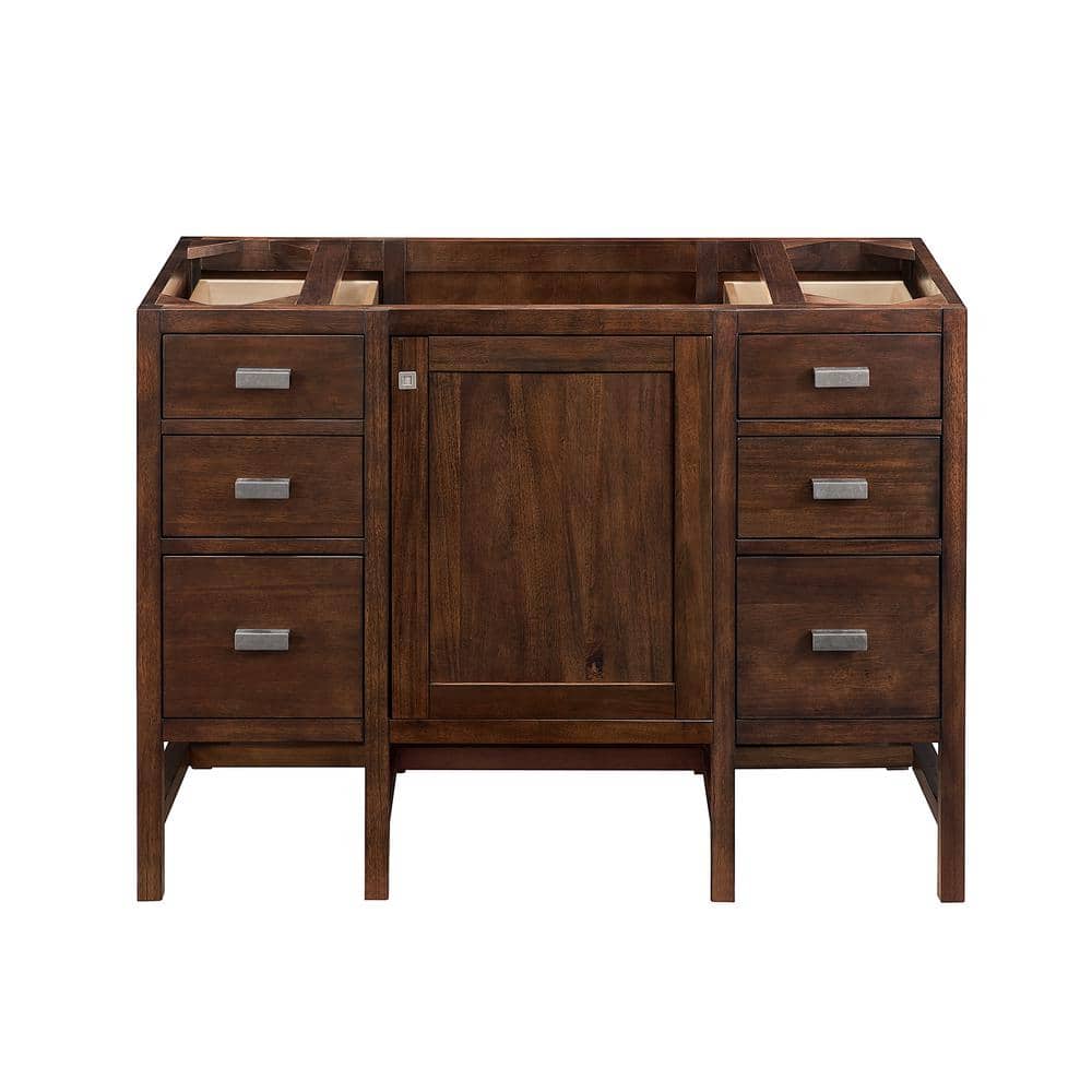 James Martin Vanities Addison 48-inch Bath Vanity in Mid-Century Acacia with Quartz Top - Image 5