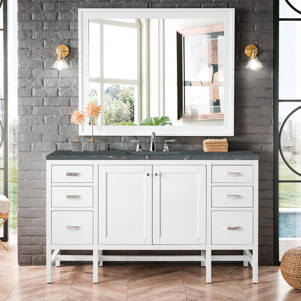 James Martin Vanities Addison 72 in. Double Bath Vanity with Parisien Bleu Quartz Top - Image 2