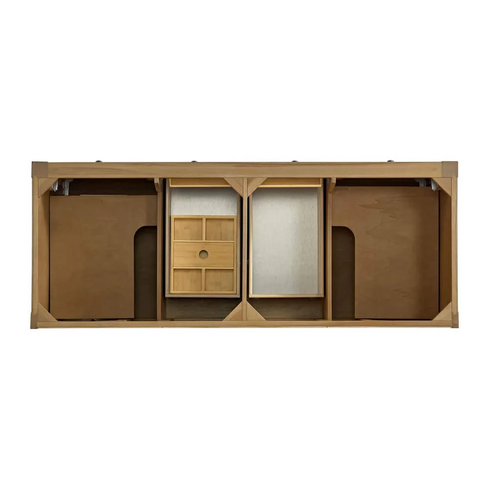 James Martin Vanities Breckenridge 60" Double Bath Vanity Cabinet, Light Natural Oak - Image 6