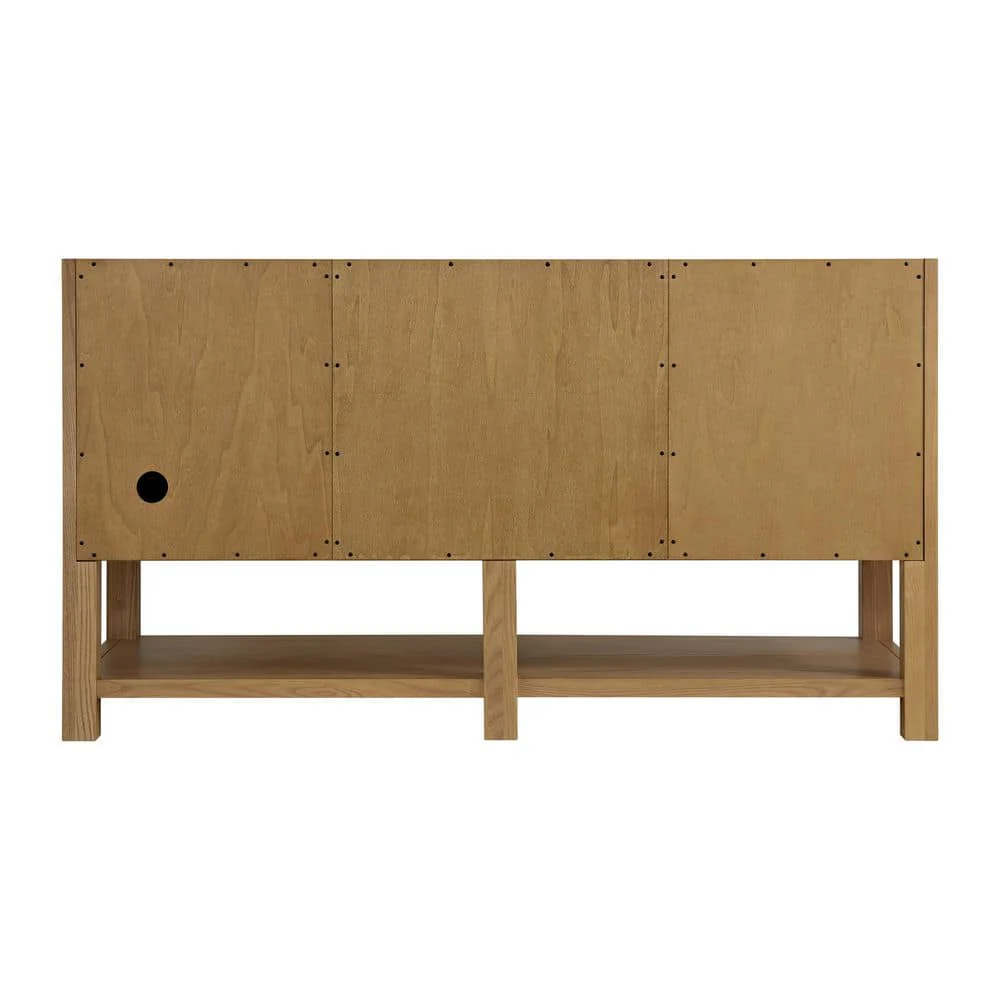 James Martin Vanities Breckenridge 60" Double Bath Vanity Cabinet, Light Natural Oak - Image 7