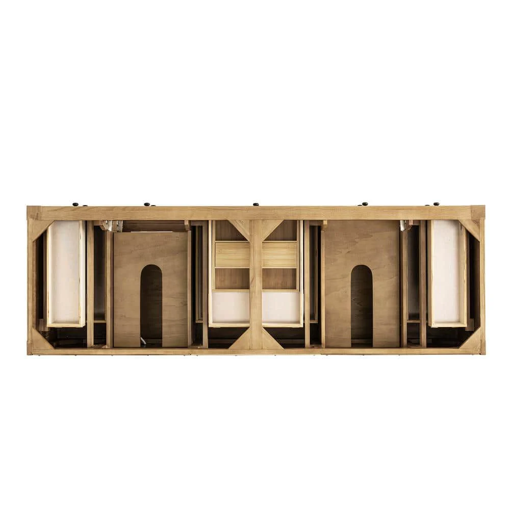 James Martin Vanities Breckenridge 72" Bathroom Vanity in Light Oak with Quartz Top - Image 8