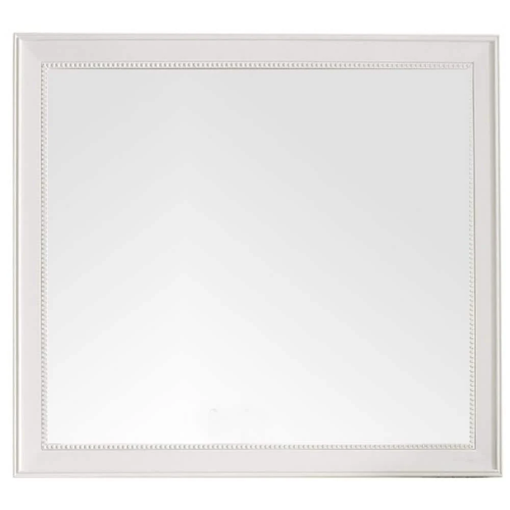 James Martin Vanities Bristol 44" x 40" Bright White Bathroom Vanity Mirror