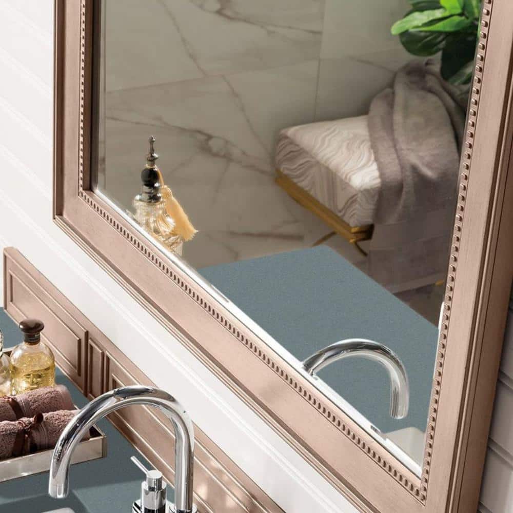 James Martin Vanities Bristol 44" x 40" Saddle Brown Bathroom Vanity Mirror - Image 5