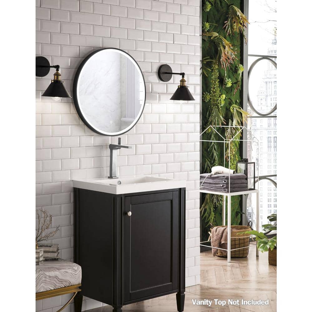 James Martin Vanities Britannia 24" Black Onyx Bathroom Vanity Cabinet - Image 2