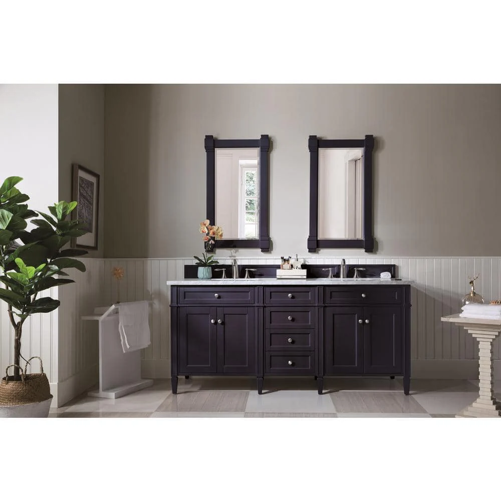 James Martin Vanities Brittany 21.7 in. W x 39.2 in. H Framed Rectangular Wall Mirror in Victory Blue - Image 5