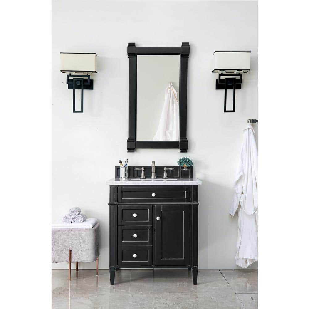 James Martin Vanities Brittany Black Onyx Rectangular Wall Mirror 21.7 x 39.2 Inches - Image 5